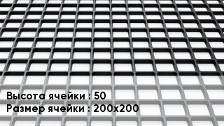 Георешетка 50 Ячейка: 200х200